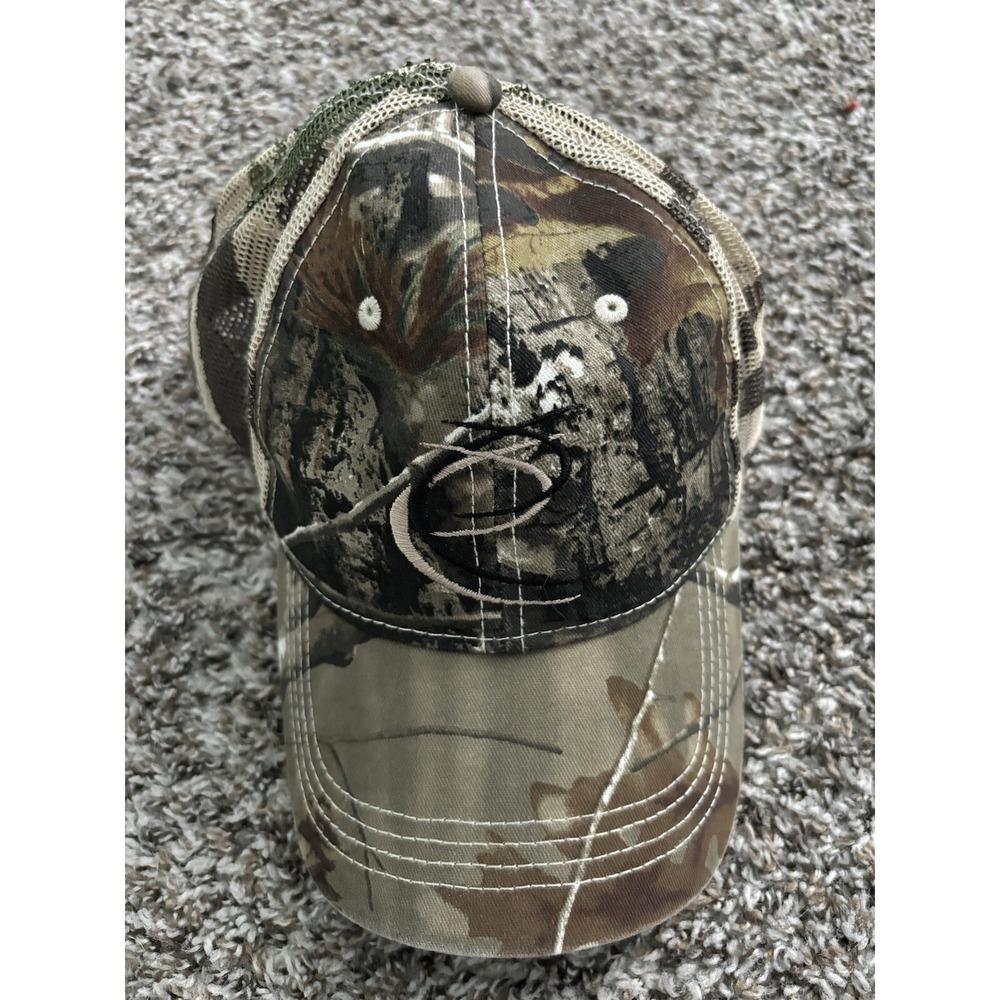 Vernon Headwear Mesh Back Strapback Camo Hunting Hat Green